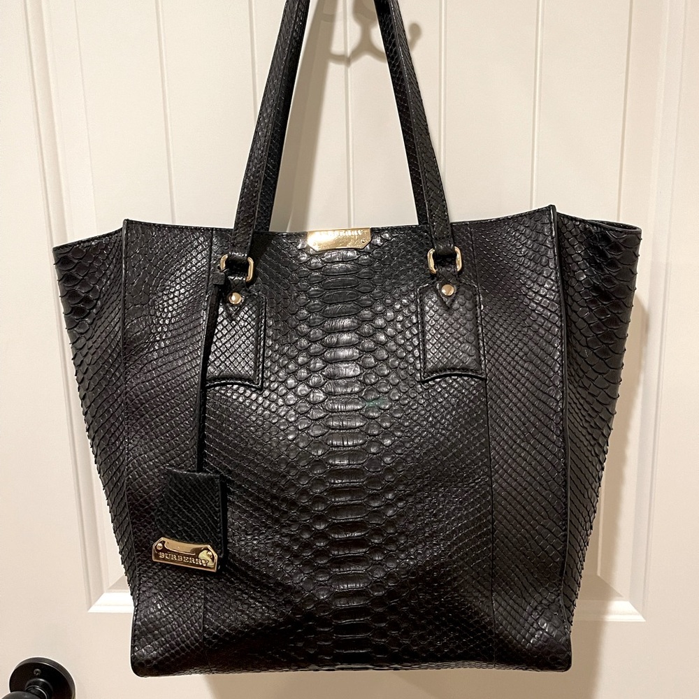 Limited Edition Burberry Python Tote - Picture 2 of 10